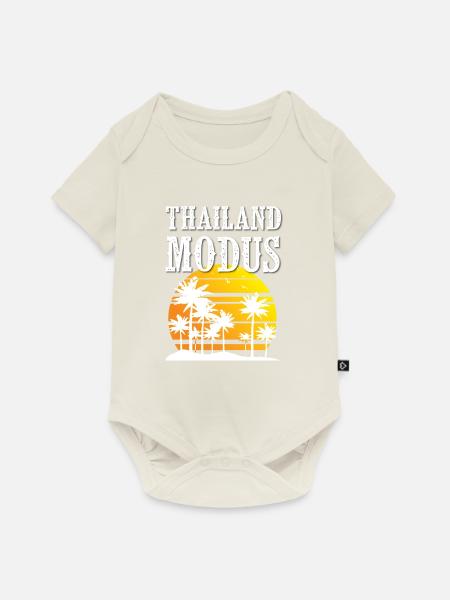 Thailand Modus - Baby Premium Kurzarmbody - Naturweiß