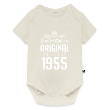 Édition limitée 1955 - Body à manches courtes Premium Bébé - blanc cassé - Devant