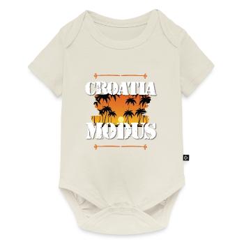 Croatia Mode - Baby Premium short-sleeve bodysuit - off white - Front