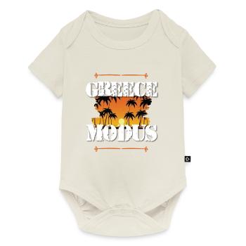 Greece Modus - Baby Premium Kurzarmbody - Naturweiß - Vorne