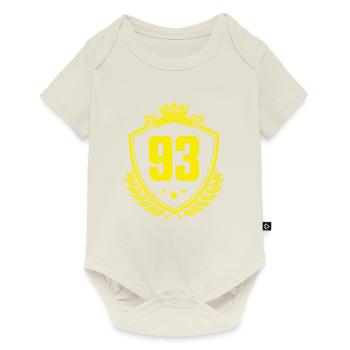 93 Nombre d’armoiries - Body à manches courtes Premium Bébé - blanc cassé - Devant