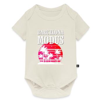 Mode Barcelone - Body à manches courtes Premium Bébé - blanc cassé - Devant