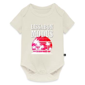 Mode Lisbonne - Body à manches courtes Premium Bébé - blanc cassé - Devant