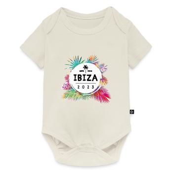 Ibiza 2023 Colorful - Baby Premium short-sleeve bodysuit - off white - Front