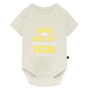 2026 meilleur de l’anniversaire - Body à manches courtes Premium Bébé - blanc cassé - Devant