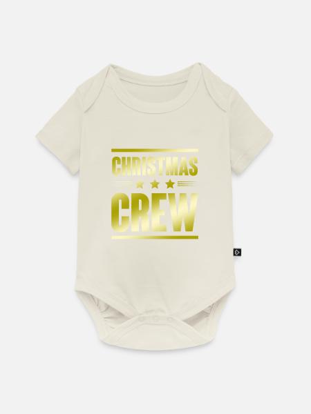 Christmas Crew - Baby Premium Kurzarmbody - Naturweiß