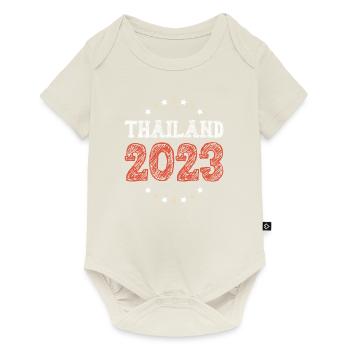 Thaïlande 2023 - Body à manches courtes Premium Bébé - blanc cassé - Devant