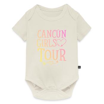 Cancun Girls Tour - Body à manches courtes Premium Bébé - blanc cassé - Devant