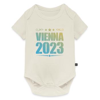 Vienna 2023 Wien - Baby Premium short-sleeve bodysuit - off white - Front