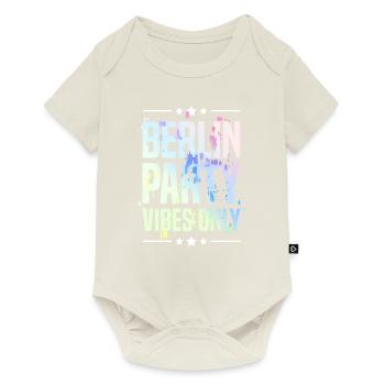 Berlin Party Vibes - Body à manches courtes Premium Bébé - blanc cassé - Devant