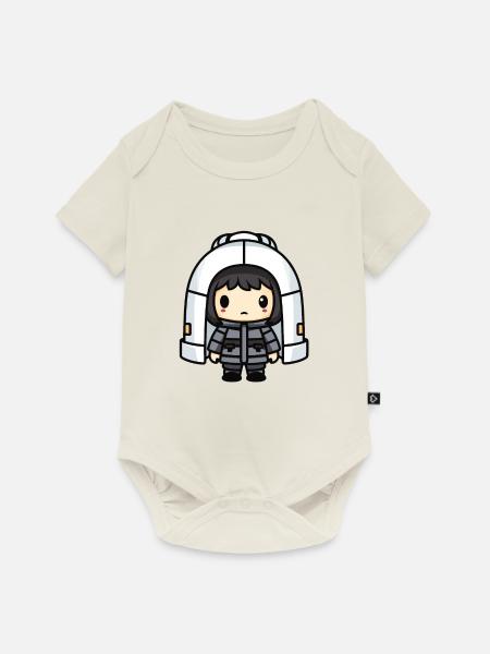 Iglu Eskimo Winter Comic - Baby Premium Kurzarmbody - Naturweiß