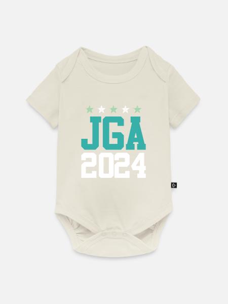 Jga 2024 Junggesellenabschied - Baby Premium Kurzarmbody - Naturweiß