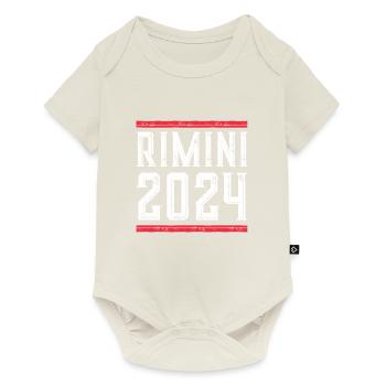 Jours fériés Rimini 2024 - Body à manches courtes Premium Bébé - blanc cassé - Devant