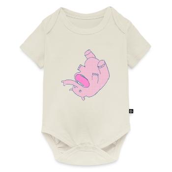 Elefant.PNG - Baby Premium Kurzarmbody - Naturweiß - Vorne