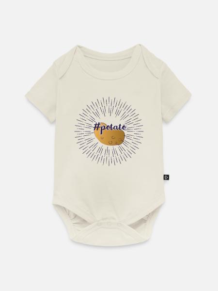 #potato - Baby Premium Kurzarmbody - Naturweiß