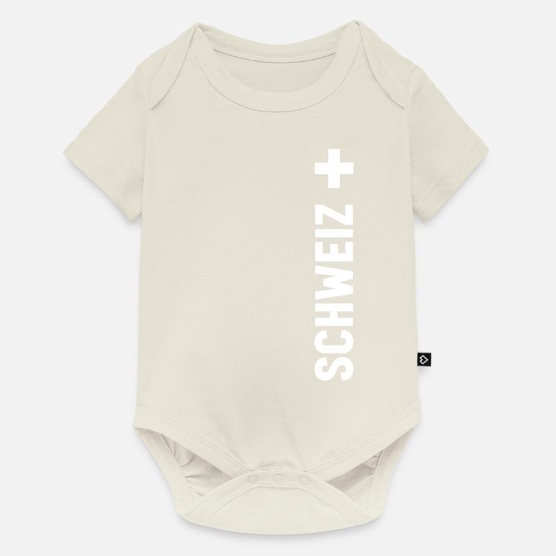 Suisse - Body à manches courtes Premium Bébé - blanc cassé