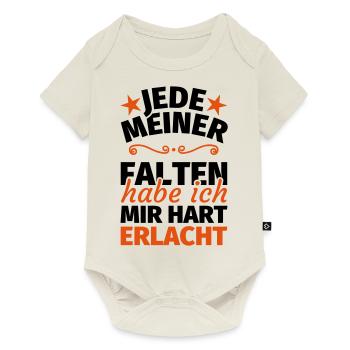 Lustige Sprüche Geburtstag Geschenk - Baby Premium Kurzarmbody - Naturweiß - Vorne
