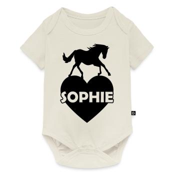 Sophie Surname First Name - Baby Premium short-sleeve bodysuit - off white - Front