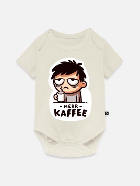 Kaffee Liebhaber - Baby Premium Kurzarmbody - Naturweiß