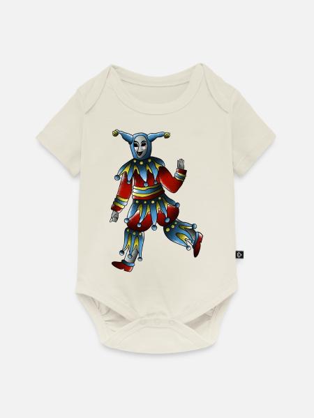 Narr - Baby Premium Kurzarmbody - Naturweiß