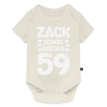 Zack 59 again! Birthday - Baby Premium short-sleeve bodysuit - off white - Front