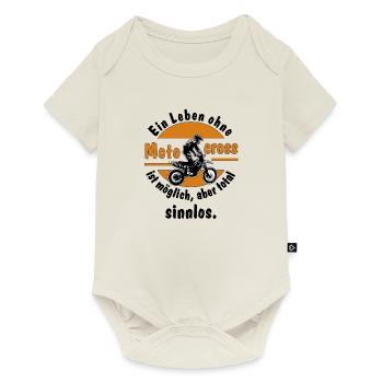 leben ohne mx ist sinnlos - Baby Premium Kurzarmbody - Naturweiß - Vorne