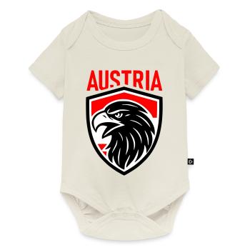 Austria Eagle Coat of Arms AUSTRIA - Baby Premium short-sleeve bodysuit - off white - Front