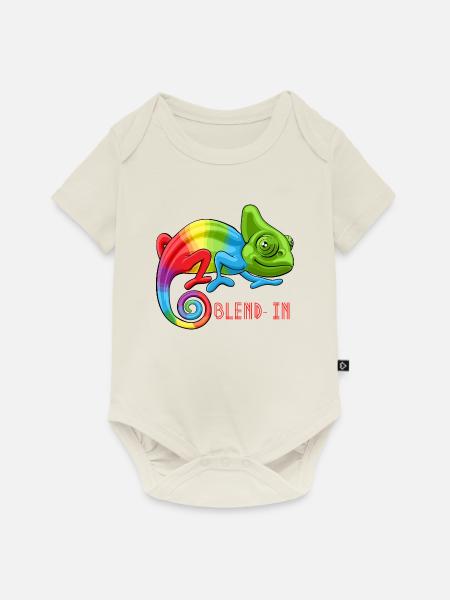 blend-in - Baby Premium Kurzarmbody - Naturweiß