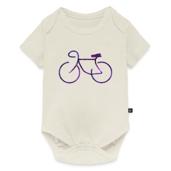 Galaxie Bike - Baby Premium Kurzarmbody - Naturweiß - Vorne