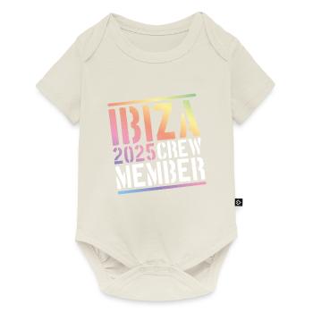 Ibiza 2025 Crew Coloré - Body à manches courtes Premium Bébé - blanc cassé - Devant