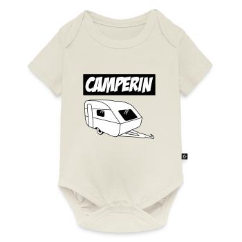 Camperin - Die besten Frauen der Welt! - Baby Premium Kurzarmbody - Naturweiß - Vorne