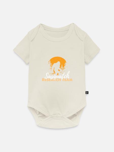 Sasquatch Bigfoot - Baby Premium Kurzarmbody - Naturweiß