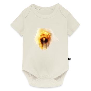 Ours ours ours ours t-shirt - Body à manches courtes Premium Bébé - blanc cassé - Devant