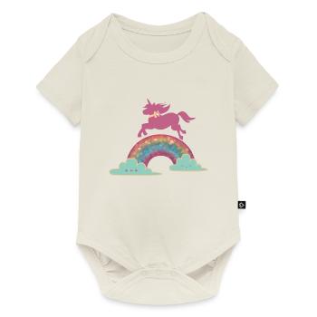 magical unicorn - Baby Premium short-sleeve bodysuit - off white - Front