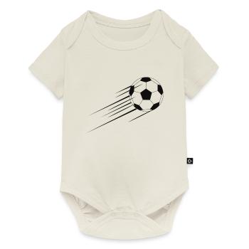 Fussball - Baby Premium Kurzarmbody - Naturweiß - Vorne