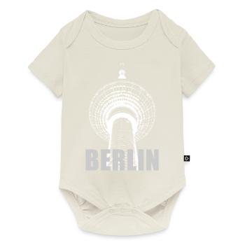 Berlin TV Tower - Baby Premium short-sleeve bodysuit - off white - Front