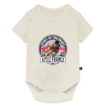 Rugby France Wales 1957 - Baby Premium short-sleeve bodysuit - off white - Front