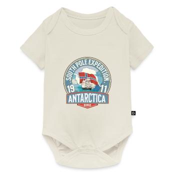 Antarctica south pole expedition - Baby Premium short-sleeve bodysuit - off white - Front