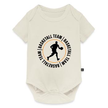 Équipe de basket-ball Club Homme - Body à manches courtes Premium Bébé - blanc cassé - Devant
