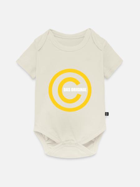 das Original - Baby Premium Kurzarmbody - Naturweiß