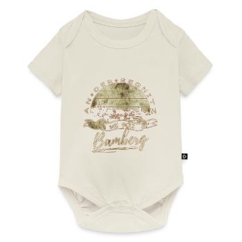 Bamberg Vintage Retro - Baby Premium Kurzarmbody - Naturweiß - Vorne