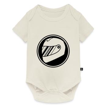 Racer helm racing - Baby Premium short-sleeve bodysuit - off white - Front