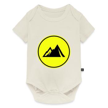 Mountains mountains icon - Baby Premium short-sleeve bodysuit - off white - Front