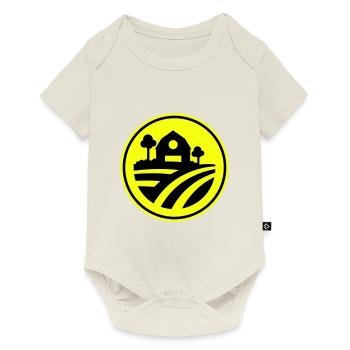 Icône Farm Harvest - Body à manches courtes Premium Bébé - blanc cassé - Devant