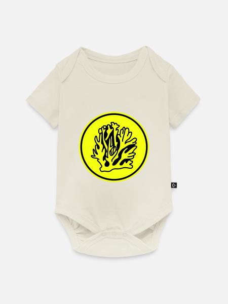 Korale ozean - Baby Premium Kurzarmbody - Naturweiß