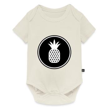 pineapple fruit - Baby Premium short-sleeve bodysuit - off white - Front