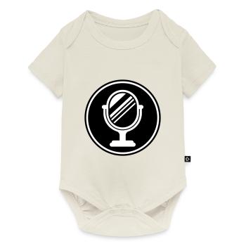 Mirror Icon Silhouette - Baby Premium short-sleeve bodysuit - off white - Front