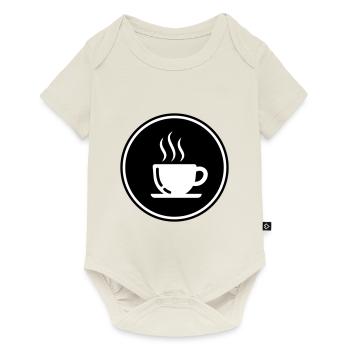 Coffee cup - Baby Premium short-sleeve bodysuit - off white - Front