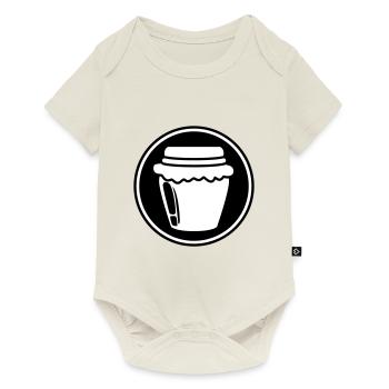 Honey symbol beekeeper - Baby Premium short-sleeve bodysuit - off white - Front