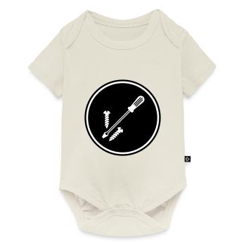 Screwdriver Symbol - Baby Premium short-sleeve bodysuit - off white - Front
